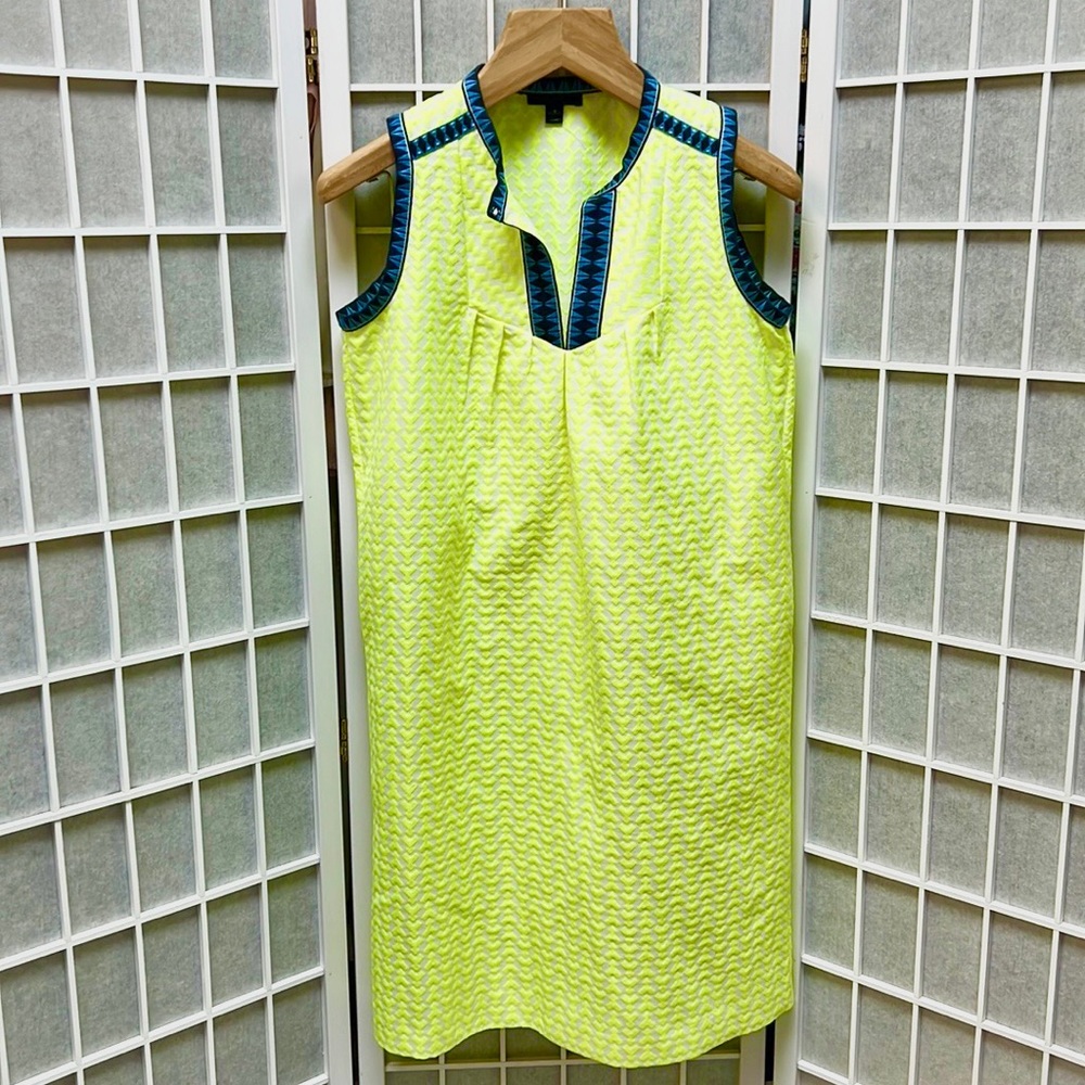 Jcrew neon shift dress